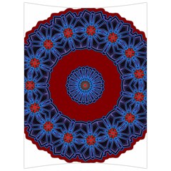 Mandala Pattern Round Ethnic Back Support Cushion