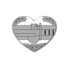 U.S. Army Expert Soldier Badge - Proposed Rubber Coaster (Heart) 