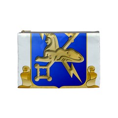 U S  Army Military Intelligence Corps Regimental Insignia Cosmetic Bag (medium) by abbeyz71