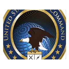 Seal Of United States Cyber Command Double Sided Flano Blanket (large)  by abbeyz71