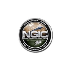 Seal Of National Ground Intelligence Center Golf Ball Marker