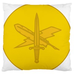 U S  Army Public Affairs Branch Insignia Large Flano Cushion Case (two Sides) by abbeyz71