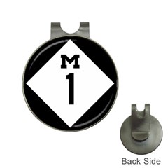 Michigan Highway M-1 Hat Clips With Golf Markers by abbeyz71