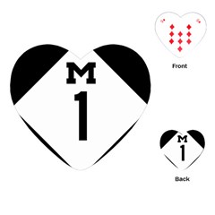 Michigan Highway M-1 Playing Cards (heart) by abbeyz71