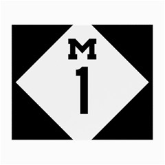 Michigan Highway M-1 Small Glasses Cloth (2-side) by abbeyz71