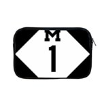 Michigan Highway M-1 Apple MacBook Pro 13  Zipper Case Front