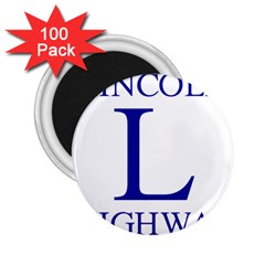 Lincoln Highway Marker 2 25  Magnets (100 Pack)  by abbeyz71