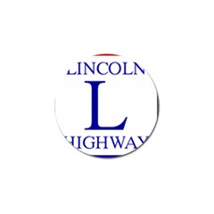 Lincoln Highway Marker Golf Ball Marker