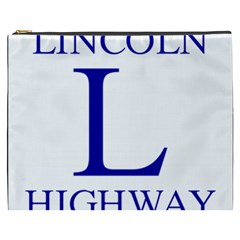 Lincoln Highway Marker Cosmetic Bag (xxxl) by abbeyz71