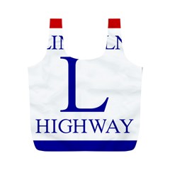 Lincoln Highway Marker Full Print Recycle Bag (m) by abbeyz71