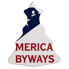 National Scenic Byway Marker Christmas Tree Ornament (two Sides) by abbeyz71