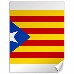 Blue Estelada Catalan Independence Flag Canvas 18  X 24  by abbeyz71