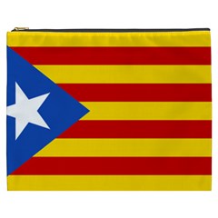 Blue Estelada Catalan Independence Flag Cosmetic Bag (xxxl) by abbeyz71