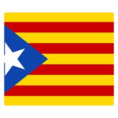 Blue Estelada Catalan Independence Flag Double Sided Flano Blanket (small)  by abbeyz71