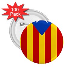 Blue Estelada Catalan Independence Flag 2 25  Buttons (100 Pack)  by abbeyz71