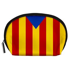 Blue Estelada Catalan Independence Flag Accessory Pouch (large) by abbeyz71