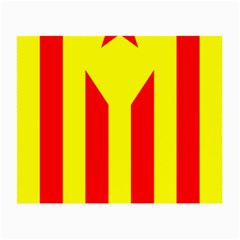 Red Estelada Catalan Independence Flag Small Glasses Cloth (2-side) by abbeyz71