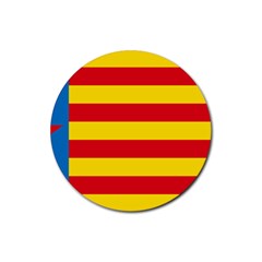 Valencian Nationalist Senyera Rubber Coaster (round)  by abbeyz71