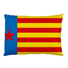 Valencian Nationalist Senyera Pillow Case (two Sides) by abbeyz71