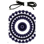 Design Mandala Pattern Circular Shoulder Sling Bag Front