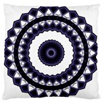 Design Mandala Pattern Circular Large Flano Cushion Case (Two Sides) Front