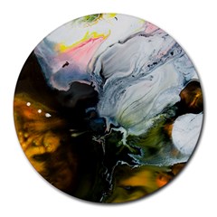 Art Abstract Painting Round Mousepads by Pakrebo