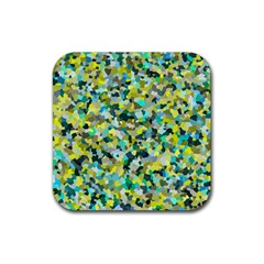 Lovely Rubber Coaster (square)  by artifiart