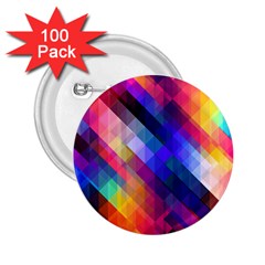 Abstract Background Colorful Pattern 2 25  Buttons (100 Pack)  by Pakrebo