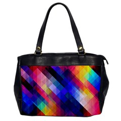 Abstract Background Colorful Pattern Oversize Office Handbag by Pakrebo