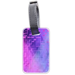 Texture Cell Cubes Blast Color Luggage Tags (two Sides) by Pakrebo