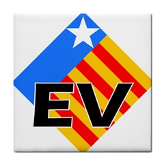 Logo Of Valencian Left Political Party Tile Coasters by abbeyz71