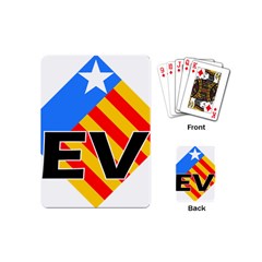 Logo Of Valencian Left Political Party Playing Cards (mini) by abbeyz71