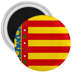 Flag Of Valencia  3  Magnets