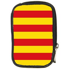 Flag Of Valencia  Compact Camera Leather Case by abbeyz71