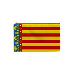 Flag Of Valencia  Cosmetic Bag (small) by abbeyz71