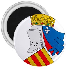 Flag Map Of Valencia 3  Magnets