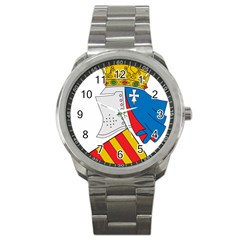 Flag Map Of Valencia Sport Metal Watch by abbeyz71