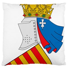 Flag Map Of Valencia Standard Flano Cushion Case (one Side) by abbeyz71