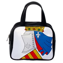 Flag Map Of Valencia Classic Handbag (one Side) by abbeyz71