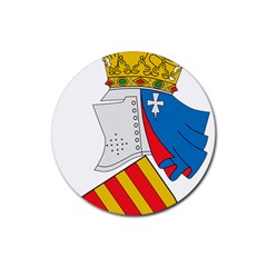 Community Of Valencia Coat Of Arms Rubber Coaster (round)  by abbeyz71