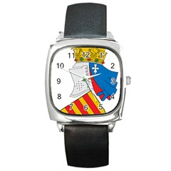 Community Of Valencia Coat Of Arms Square Metal Watch by abbeyz71