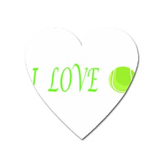 I Lovetennis Heart Magnet by Greencreations