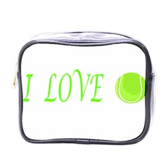 I Lovetennis Mini Toiletries Bag (one Side) by Greencreations