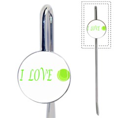 I Lovetennis Book Mark by Greencreations