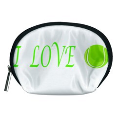 I Lovetennis Accessory Pouch (medium) by Greencreations
