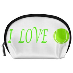 I Lovetennis Accessory Pouch (large) by Greencreations