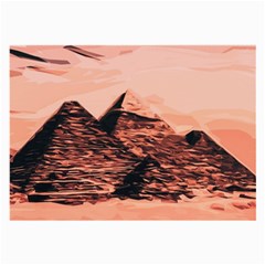 Pyramid Egypt Monumental Large Glasses Cloth (2-side) by Pakrebo