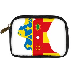 Flag Map Of Valencia Digital Camera Leather Case by abbeyz71