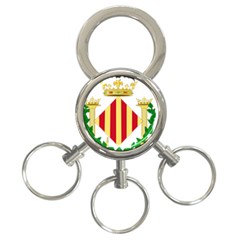 City Of Valencia Coat Of Arms 3-ring Key Chains by abbeyz71