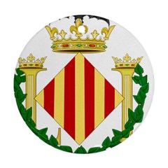 City Of Valencia Coat Of Arms Round Ornament (two Sides) by abbeyz71